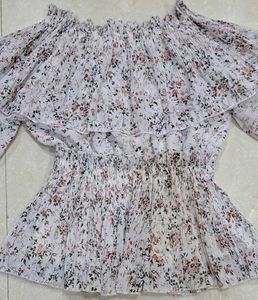 Off Shoulder Top Full Sleeves
