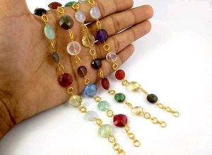 Multi Colour Gemstone Bracelet