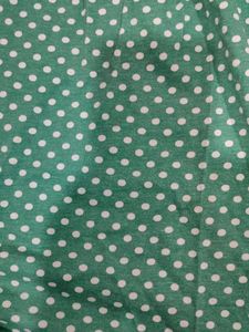 Green Striped &amp; Polka Dot Dress