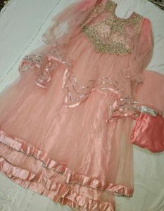 Pink Embellished Lehenga Choli