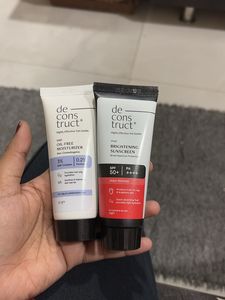 combo of sunscreen and moisturizer 🥹