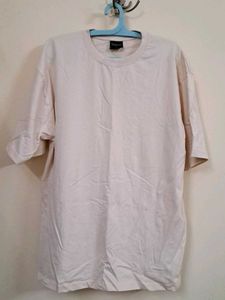 Oversized Cream T-Shirt