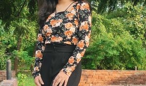 Floral Long Sleeve Top