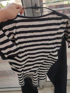 Striped night pajama Set