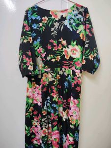 Floral Print Midi Dress