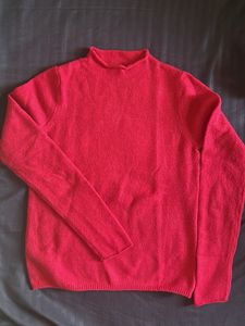 Women Fuchsia Solid Sustainable Pullover