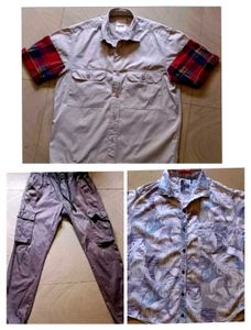 Mixed Clothing Lot - Shirts & Pants