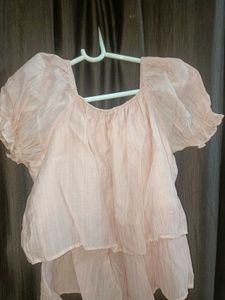 Cute Pink Tiered Top