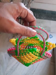 Cute Small Wired Basket For Kids