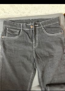 Dark Gray Denim Jeans