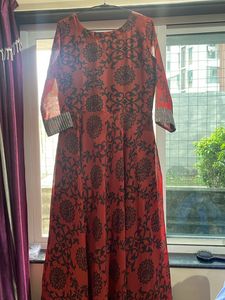 Chiffon Printed Gown