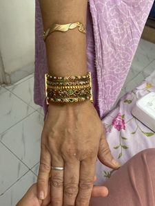 Vintage Beaded Bangles