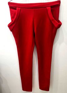 Red Pocket Pants