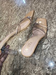 Clear Strap Heels