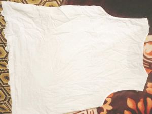 Flower White Net Top💜