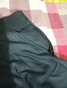 Black Shiny Nylon Skirt