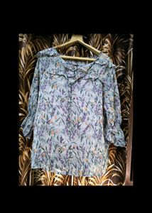 Floral Print Tunic Top
