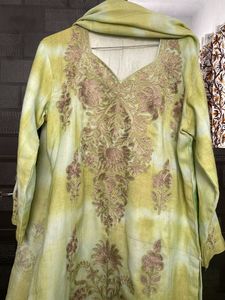 Tilla Work Kurti With Pure  Lining Attached
