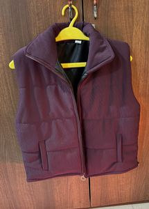 Burgundy Padded Vest