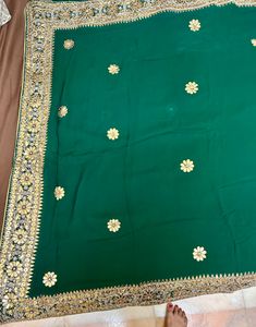 Heavy Gota Work Saree