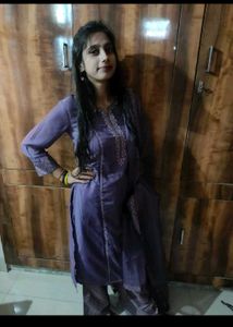 Elegant Purple Kurta Set