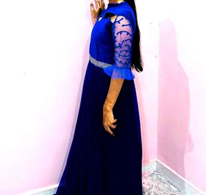 Blue 🔵💙 Gown For Preety Women 🧿