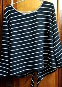 Black Wrap Up Top