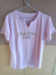 Coastal Vibes Pink Tee