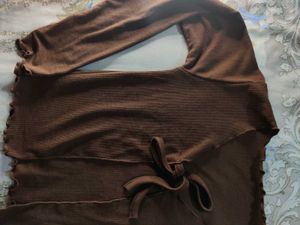 Brown Colour Shrug