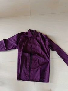 Van Heusen Purple Striped Shirt
