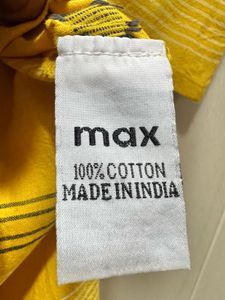 Yellow Polka Dot Kurta.