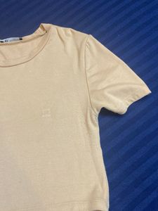 Zara cotton jersey Top