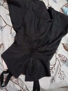 Chic Black Mini Dress For Party Branded Nevar Wear