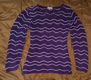 Purple Knit Sweater
