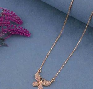 Combo Set Of 4 Twinkling Necklace Pendant Chains..