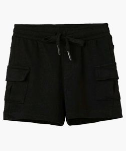 Black Cotton Women's  Denim Shorts