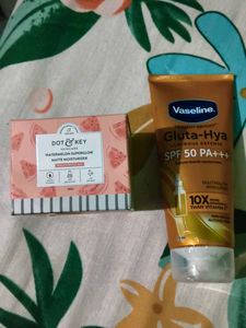 Dot &amp; Key Moisturizer + Vaseline Sunscreen