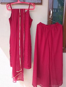 Suit And Sharara With Dupatta💗