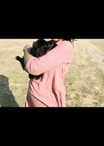 Peach Embroidered Top