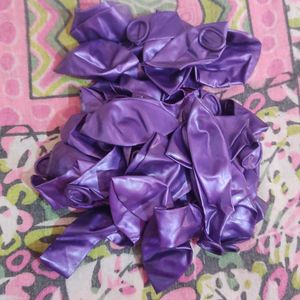 Purple Metalic Balloons