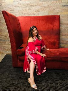 Red Off-Shoulder Dress