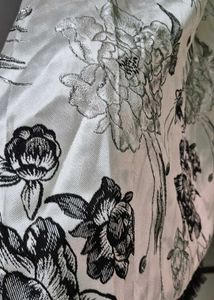 Cute  black and silver Floral Dress