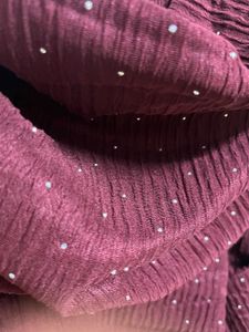 Burgundy Sparkle Mini Dress