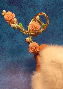 Rose Hair Claw Clip