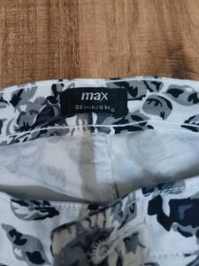Black And White Printed Jeans