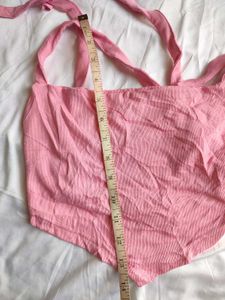 Shein Pink Backless Cute Top