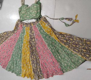 Colorful Lehenga Choli Set
