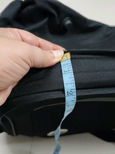 Black Expandable Bag 20&#34; W 11&#34; H  9 D