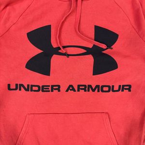 orange Under Armour Hoodie