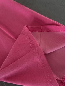 Pink Stretchable Highwaist Korean Trousers